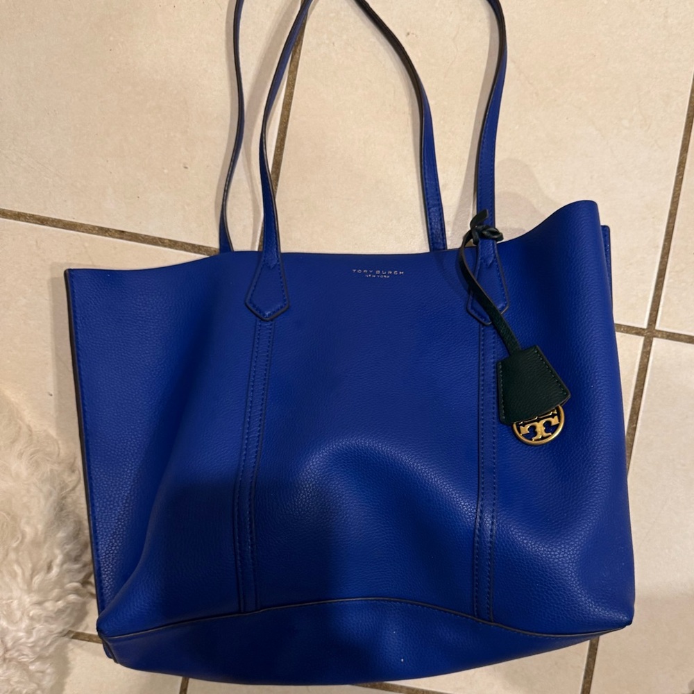 Tory Burch Royal Blue Tote Bag
